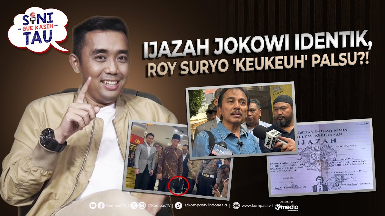 Penyelidikan Ijazah Jokowi Dihentikan, Roy Suryo Akan Laporkan Penyidik? | SINI GUE KASIH TAU