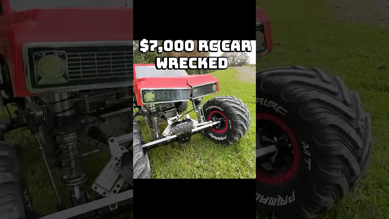 $7,000 RC car wrecked
