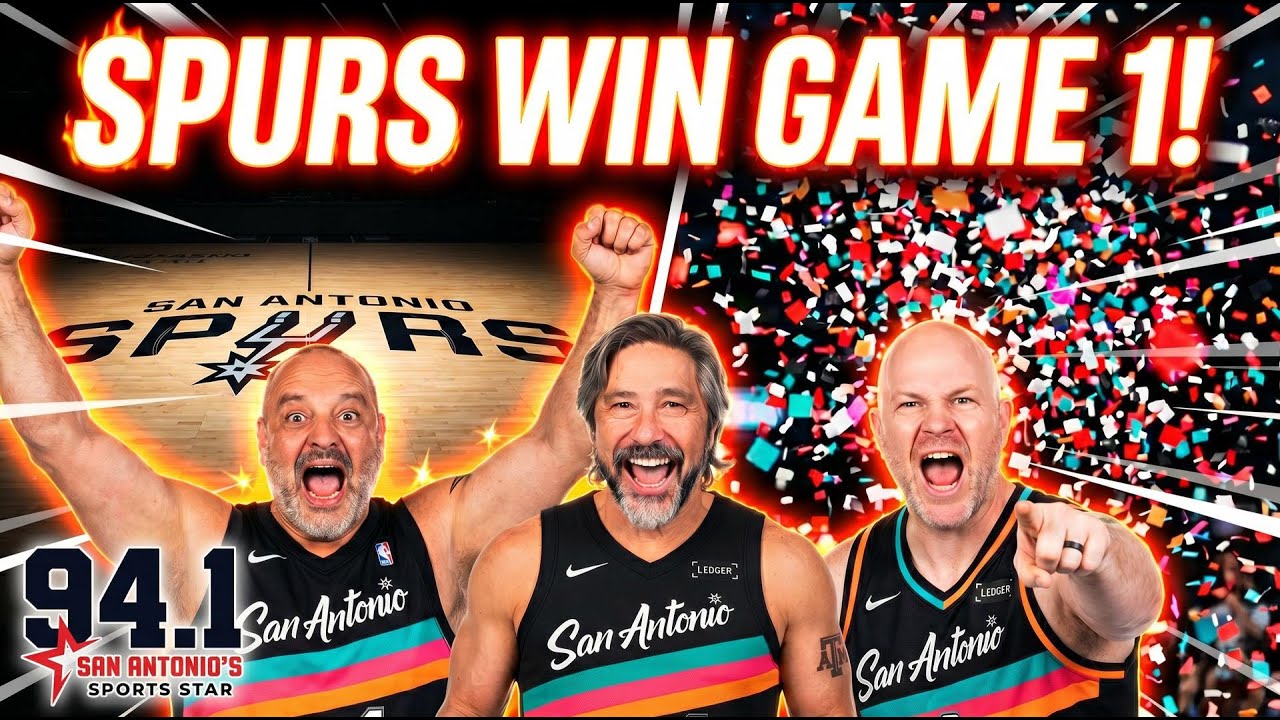 Spurs win Game 1!| The Morning Huddle