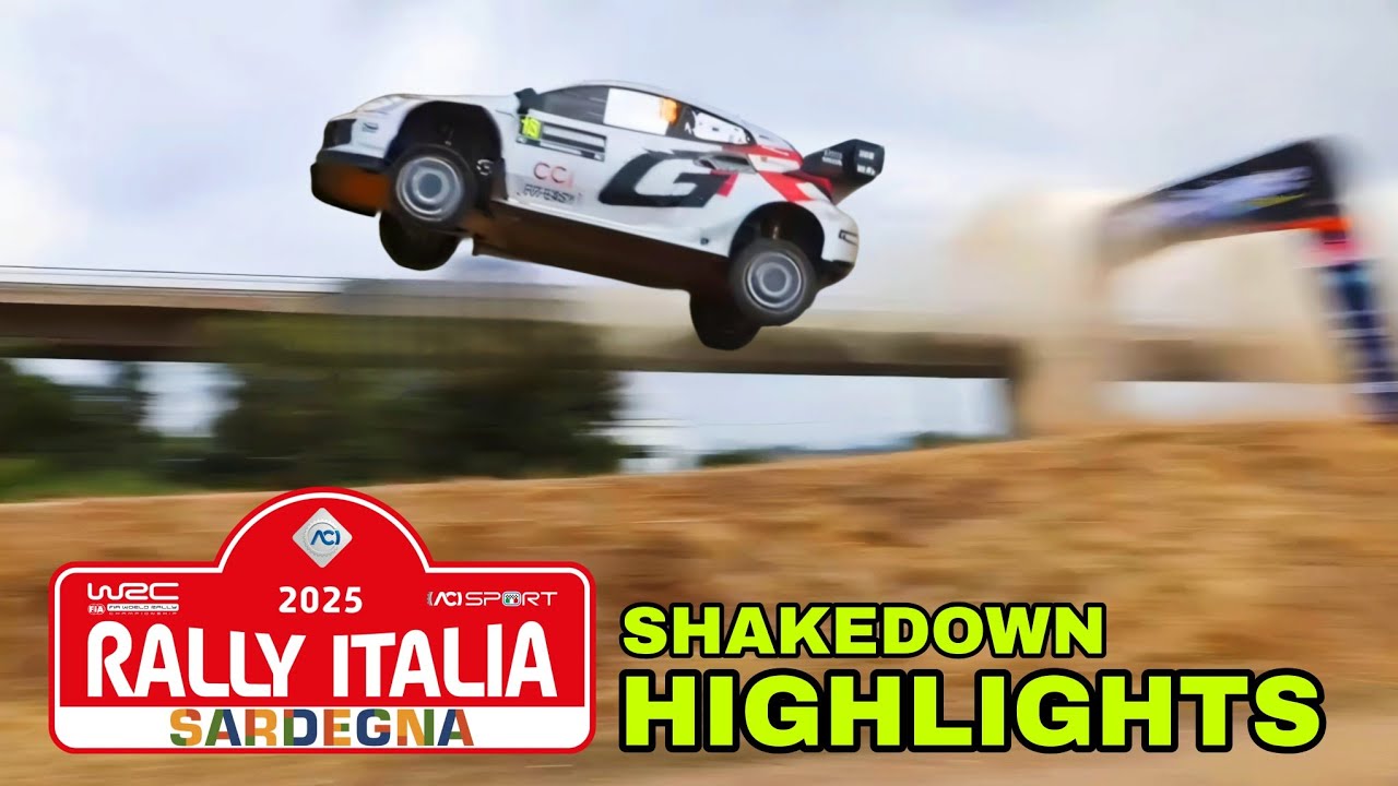 HIGH JUMP ■ HIGHLIGHTS SHAKEDOWN WRC RALLY ITALIA SARDEGNA 2025