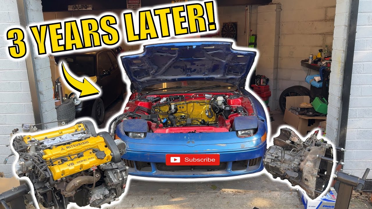 MITSUBISHI GTO ENGINE INSTALL! *FINALLY*