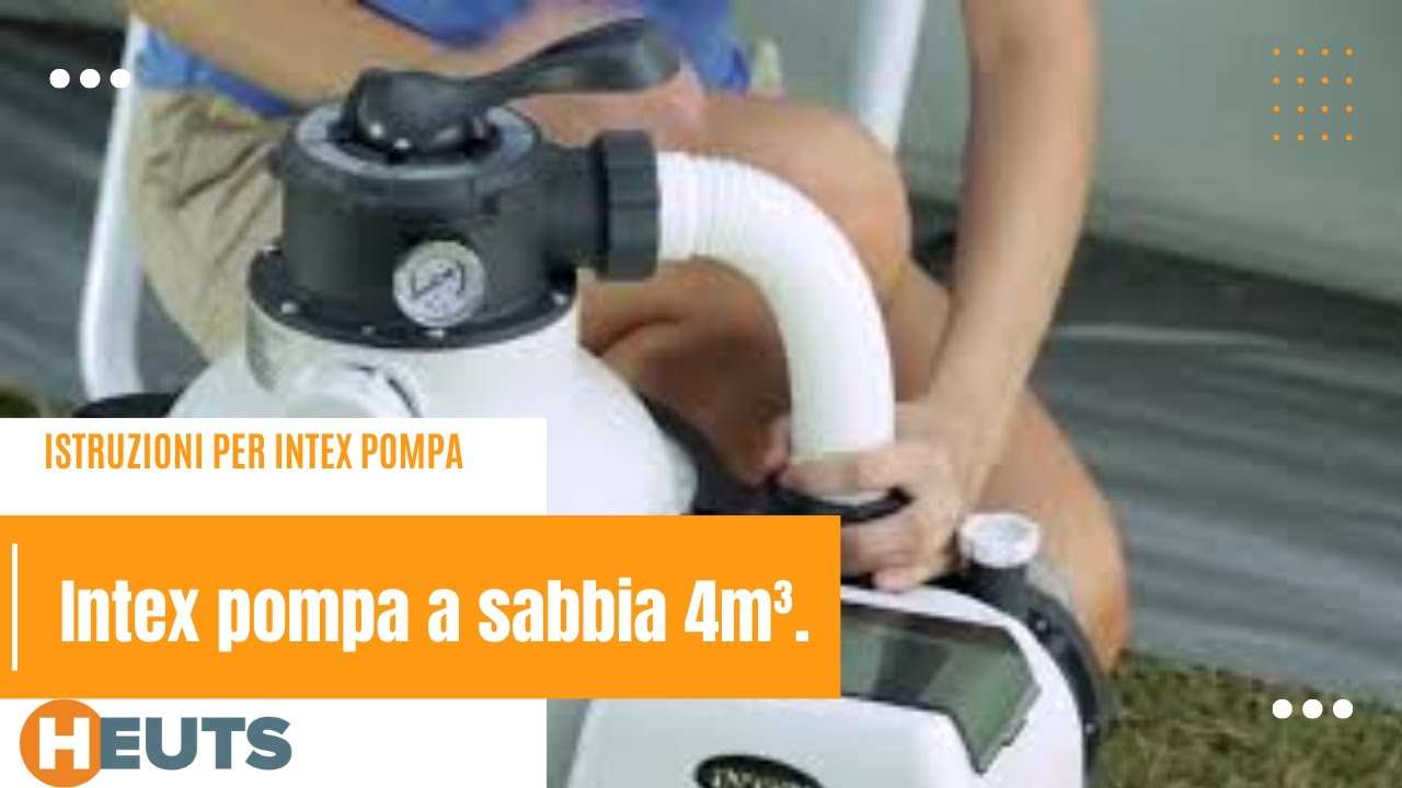 Intex pompa a sabbia 4m3