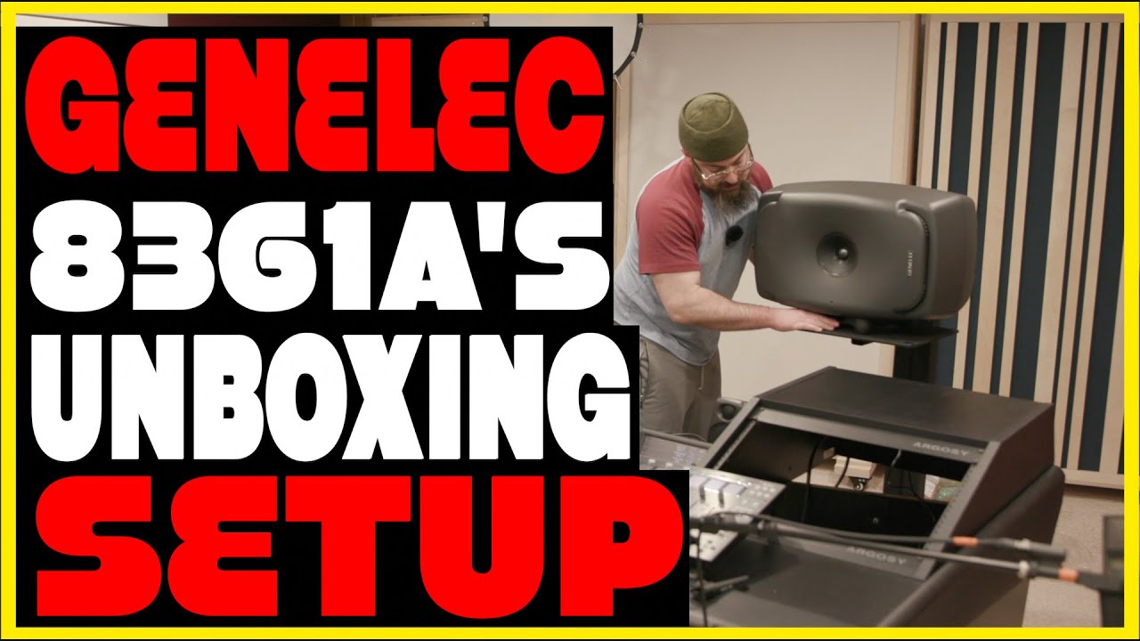 Распаковка и горизонтальная установка флагманской модели Genelec 8361A с GLM/SAM