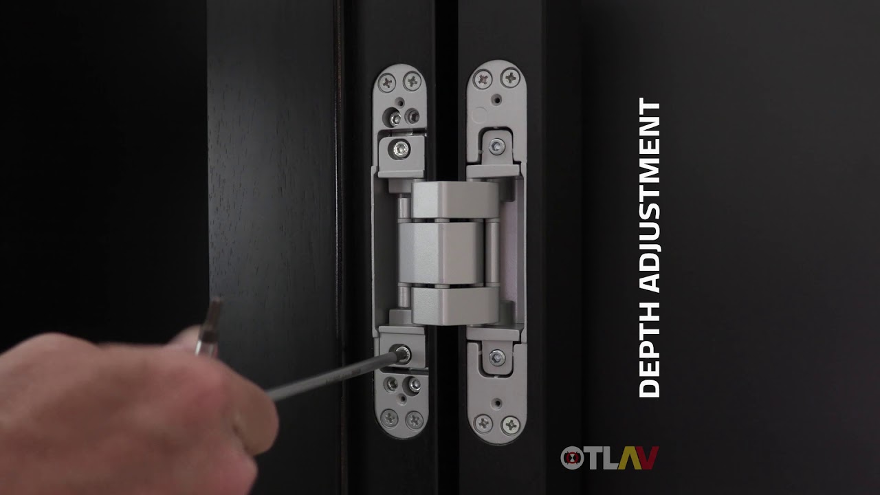 INVISACTA IN310  concealed hinge for heavy doors. how to adjust