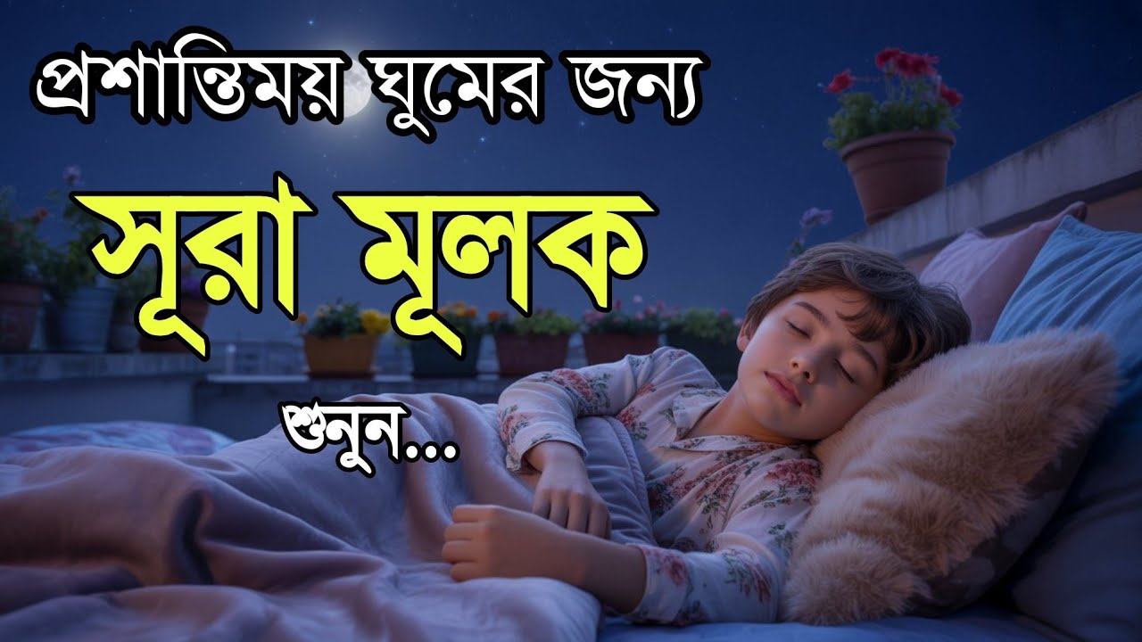 ঘুমানোর আগে অন্তর শীতল কন্ঠে শুনুন সূরা আল মূলক এক ঘন্টা তেলাওয়াত | Surah Mulk by Shamsul Haque