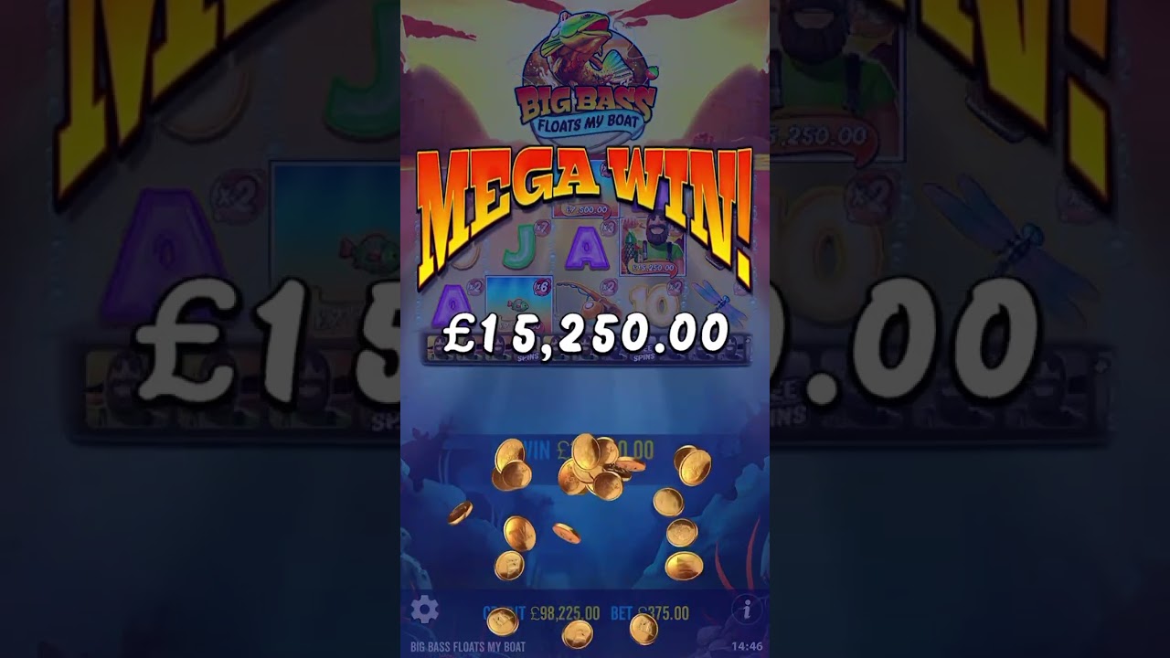 Big bass floats my boat bonus round on max bet
