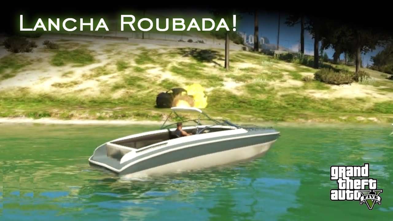 Lancha roubada! | GTA V [PT-BR]