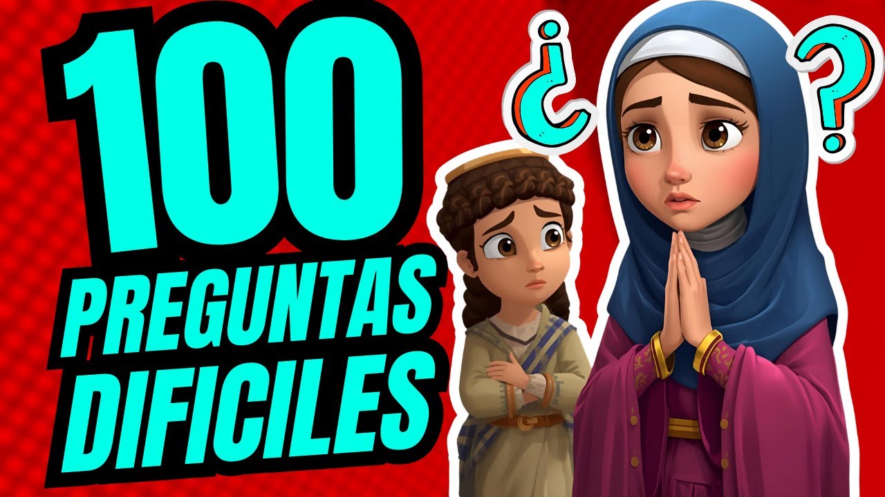 100 PREGUNTAS BÍBLICAS DIFÍCILES 😱❓EL MAYOR DESAFÍO DE LA BIBLIA PARA CRISTIANOS