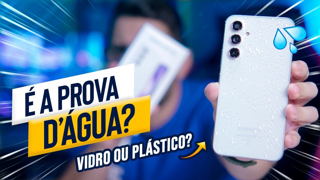 Galaxy A54 é resistente a água? Já MERGULHEI ele!