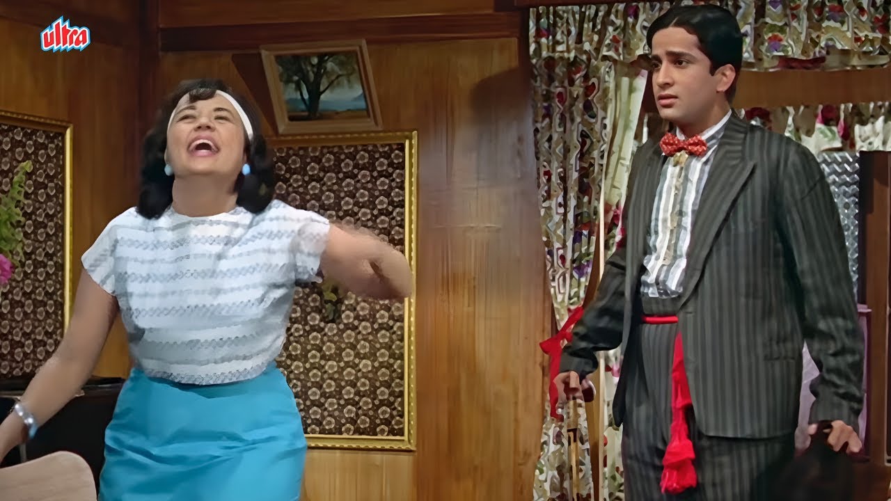 क्या Joker जैसे बनके आए हो तुम?😄 Nanda हुई हँसके लोट-पोट Shashi Kapoor  को देखकर 🤣 कॉमेडी Scene