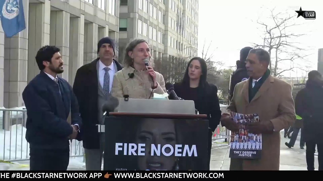 LIVE: Democratic Caucuses to Demand Noem's Firing at Rally Outside ICE HQ in Washington