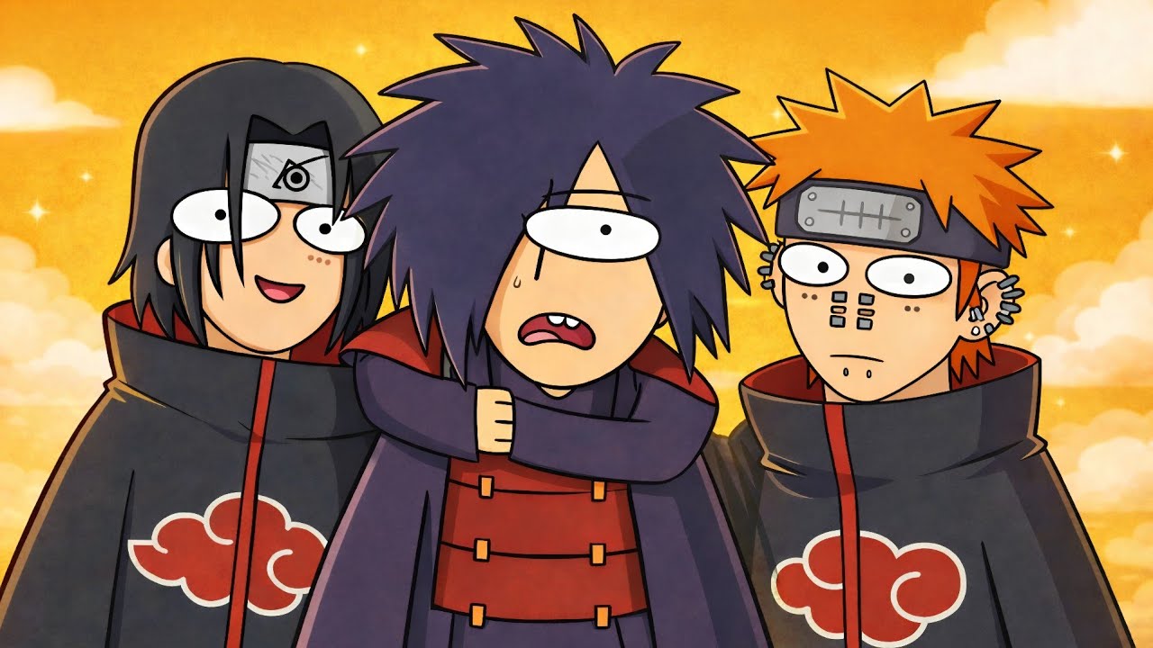 Akatsuki Bank Heist part 1 – Naruto Parody Animation