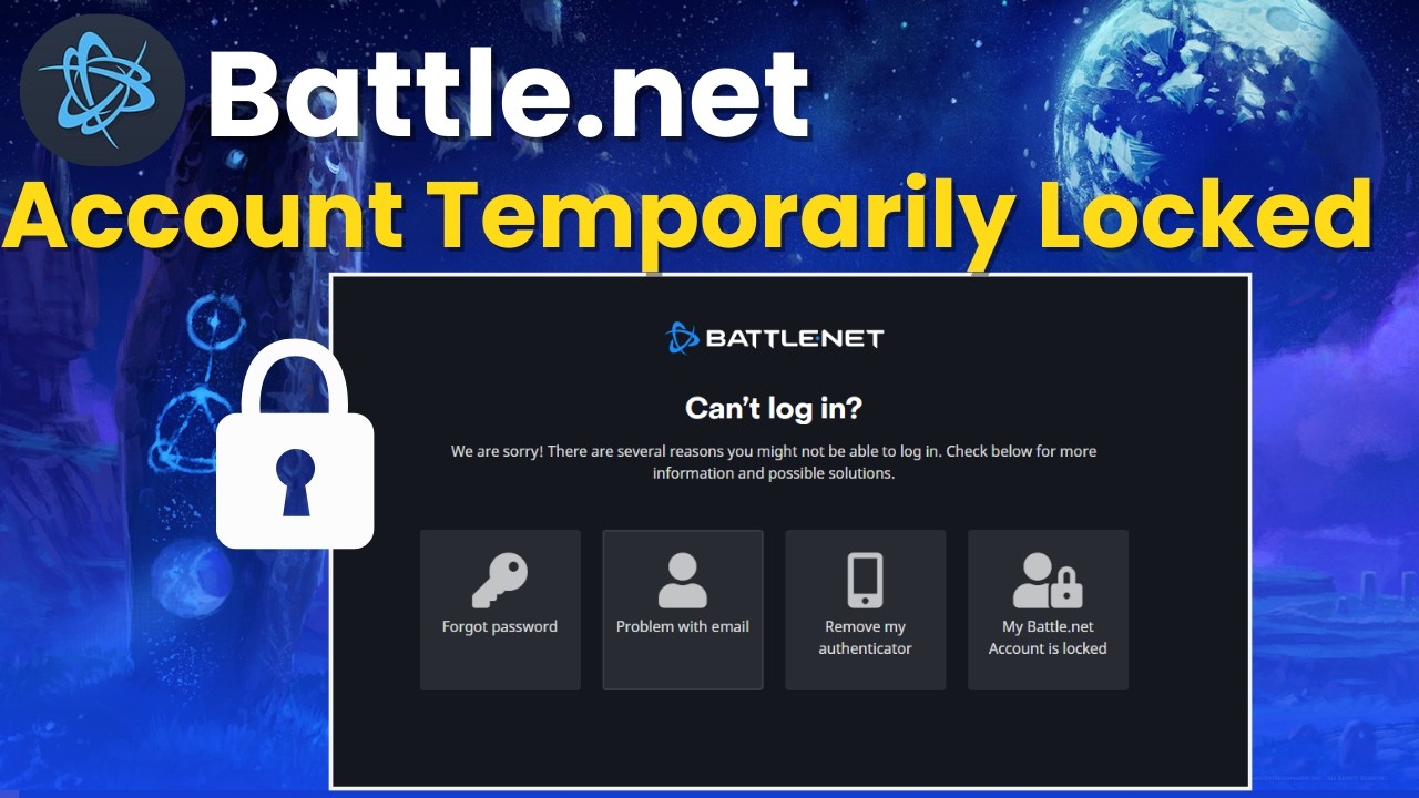 How To Fix Battle.net BLZBNTBGS8000000F Account Temporarily Locked In Windows 10/11