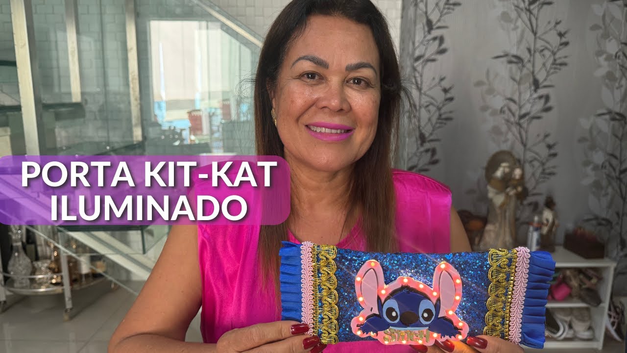 CARTEIRA PORTA KIT-KAT ILUMINADO | Rita Personalizados de Luxo