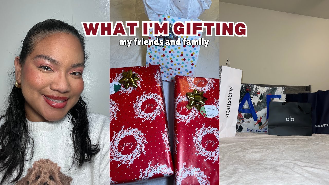 What I’m Gifting My Friends & Family | Holiday Gift Ideas + Wrapping