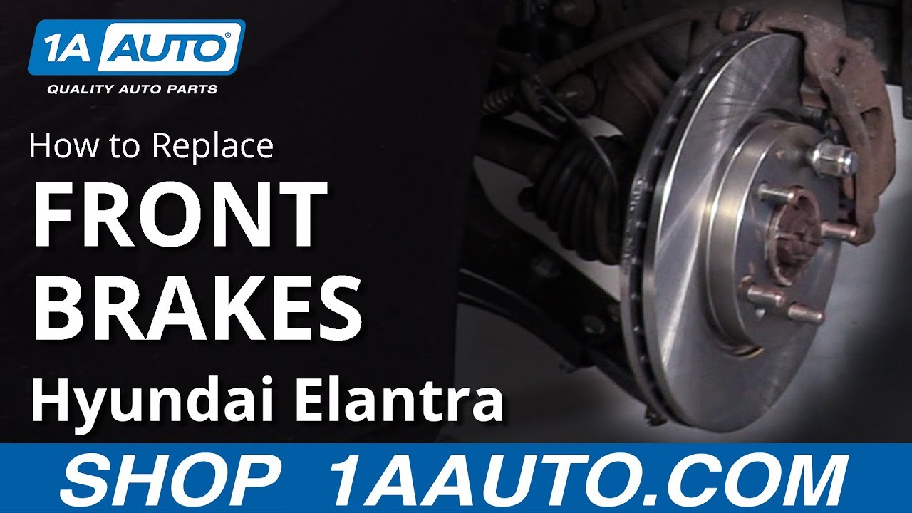 How to Replace Front Brakes 07-10 Hyundai Elantra