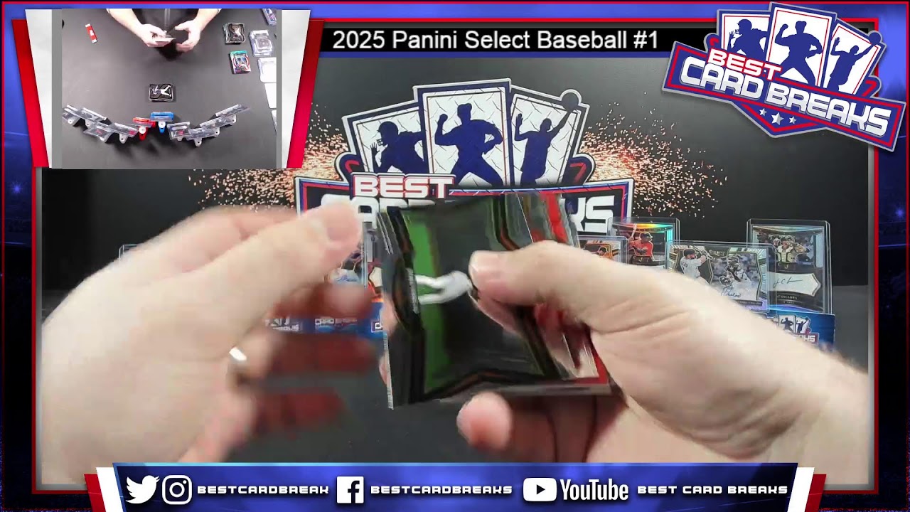 2025 Panini Select Baseball #1 - 6 Box Half Case Pick Your Team- 1/20/26