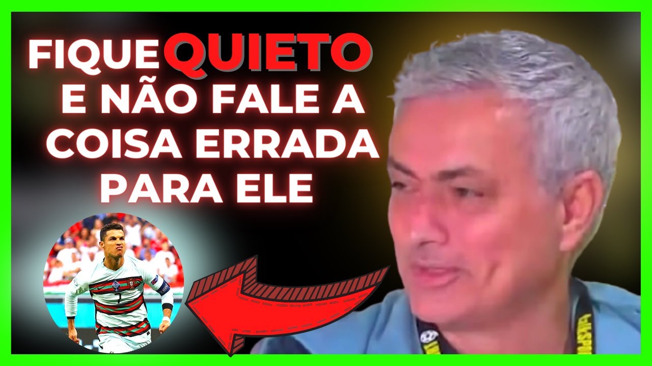 MOURINHO FALA O QUE PENSA E ELOGIA CRISTIANO RONALDO | PODCAST LEGENDADO