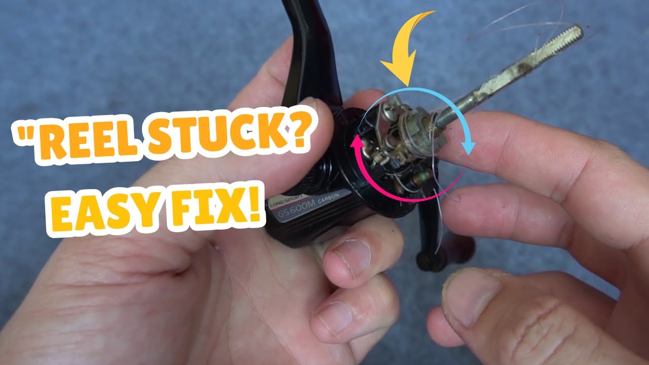 How to Fix a Stuck Fishing Reel – Easy DIY Repair Guide! 🎣