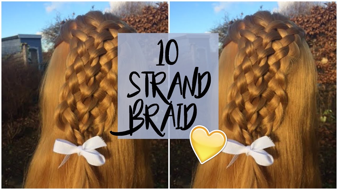 How to do a 10 strand braid!
