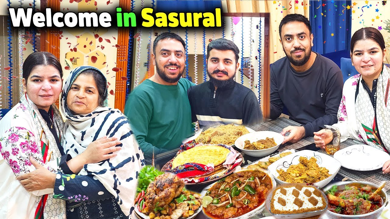 Samina k Ghar Walon ne kia Grand Welcome 😍 Gifts Aur Maze Maze Ke Khane🥰