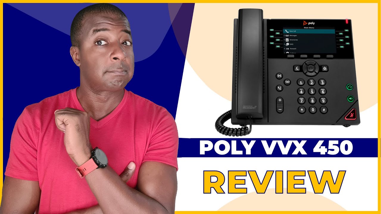 Обзор Poly VVX 450 — лучший телефон для секретаря!