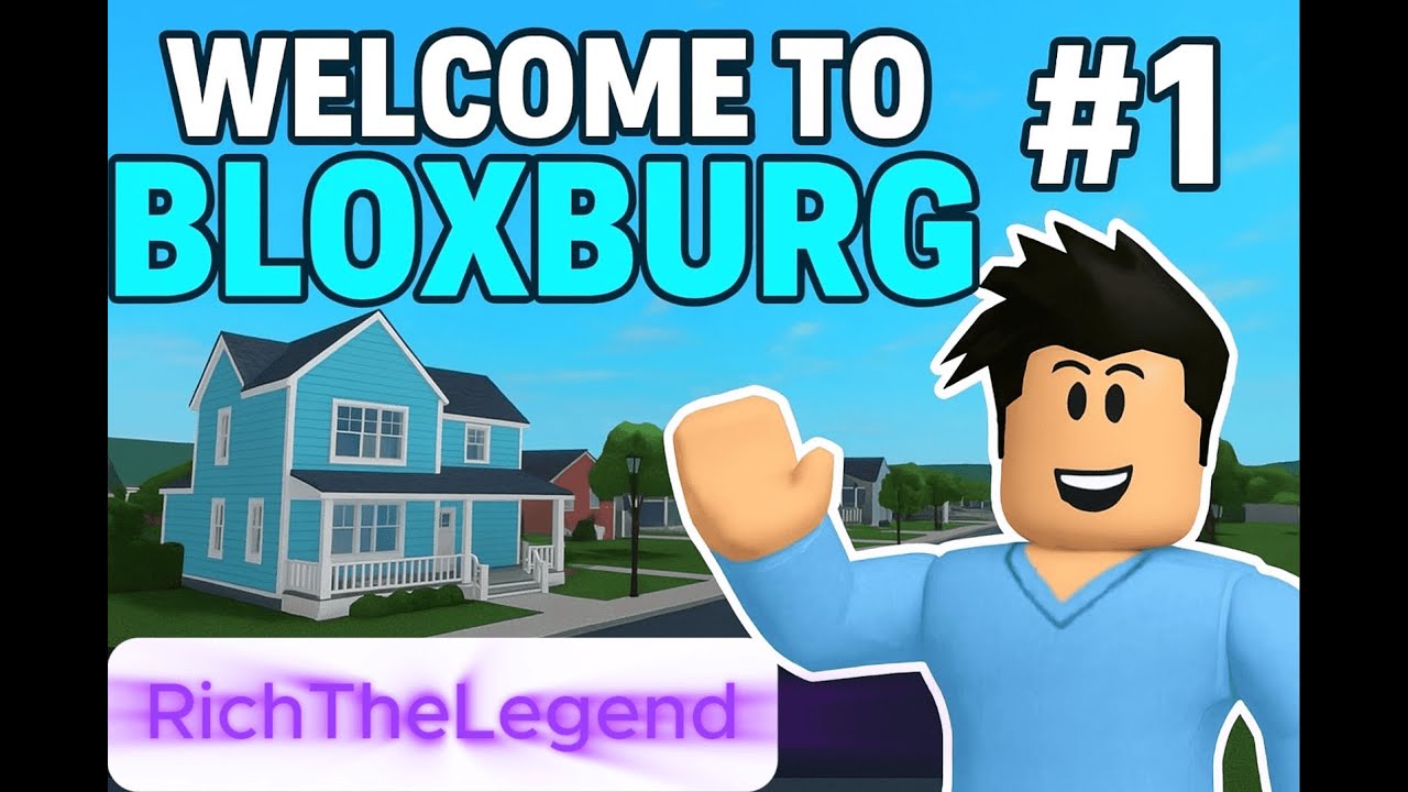 Playing BloxBurg #1 | became a teacher and cashier | RichTheLegend