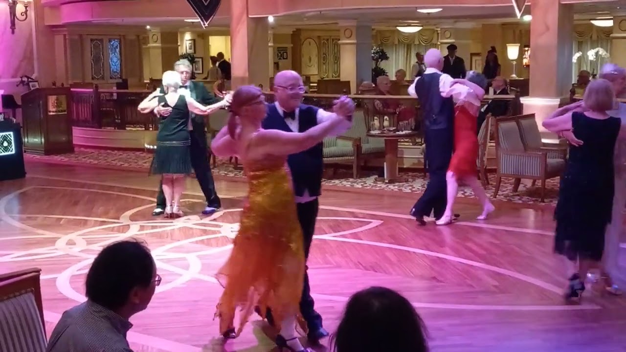 Cunard, Queen Victoria cruise ship. Queens room, Social and Slow Foxtrot.