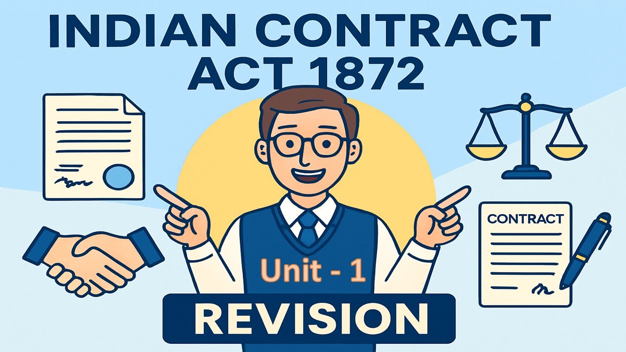 Chapter 2 - Indian Contract Act | Unit 1 | Business Law | CA Foundation | Revision | Story