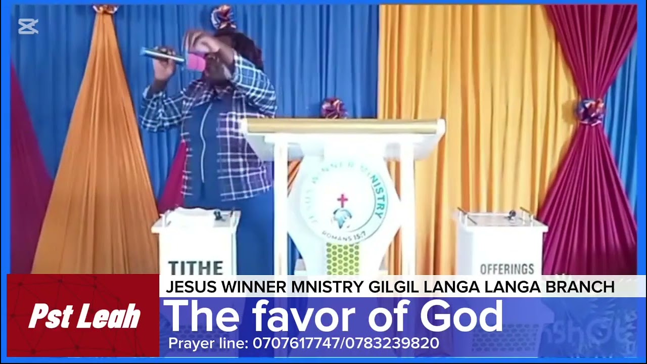THE FAVOUR OF GOD @JESUSWINNERMINISTRYGILGILLANGALANGABRANCH