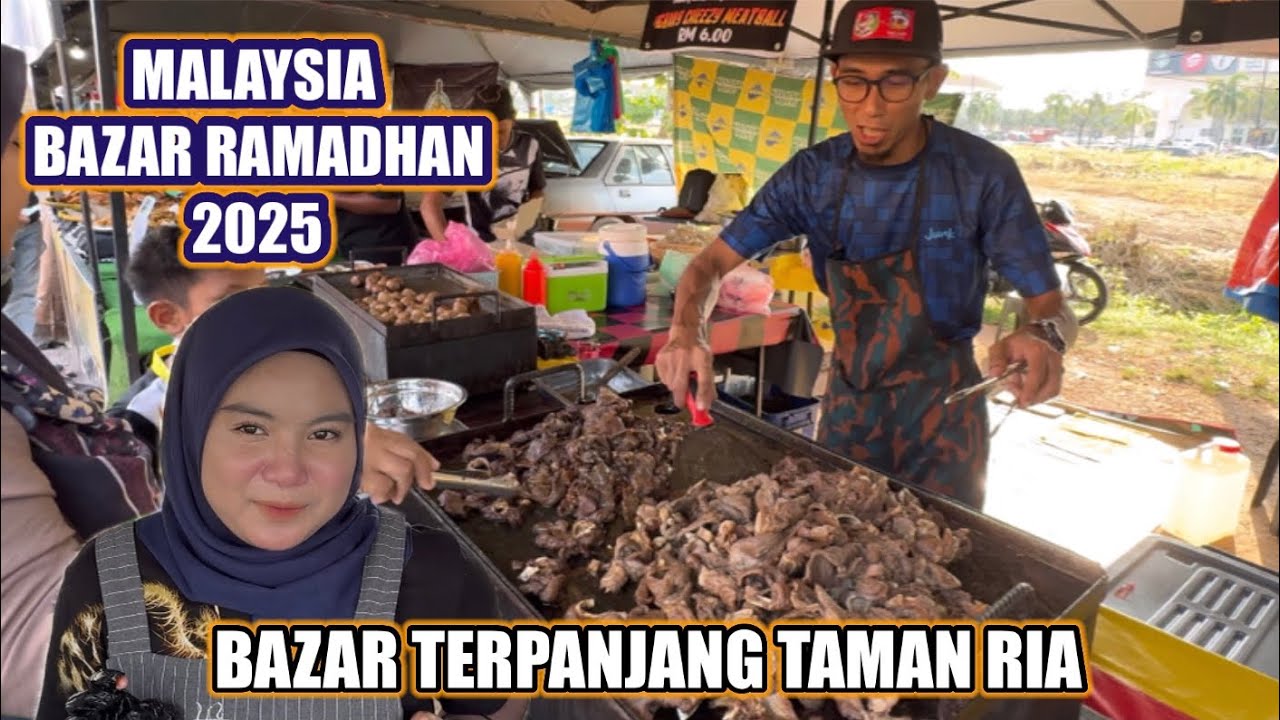 Bazar Ramadhan Paling PANJANG - Bazar Taman Ria, Sg Petani Kedah - Malaysia Ramadhan Street Food