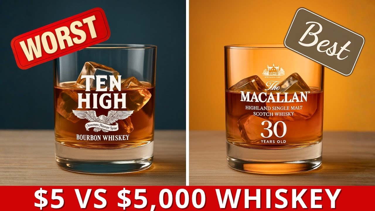 $5 vs $5,000 Whiskey Taste Test!
