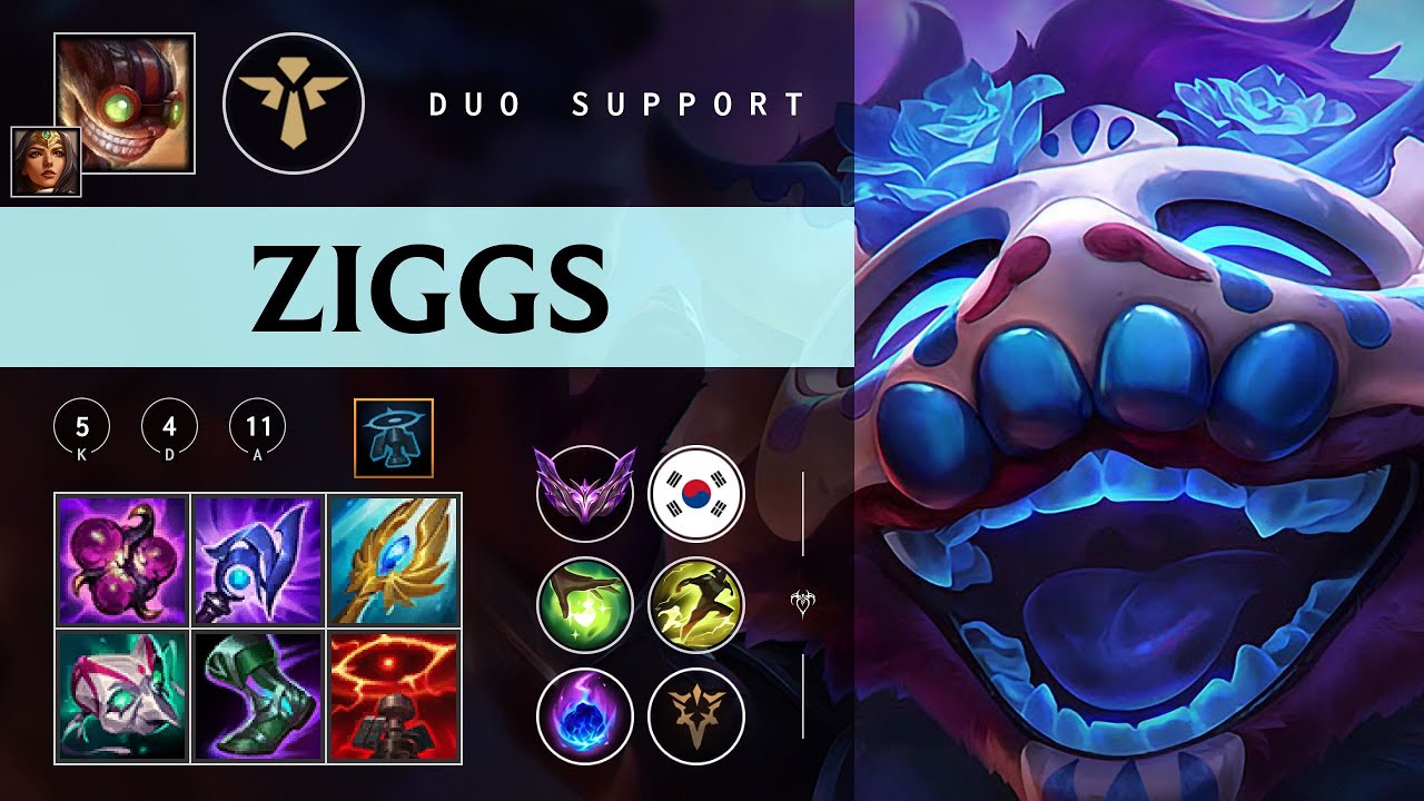 Ziggs Support vs Yuumi - KR Master Patch 26.01