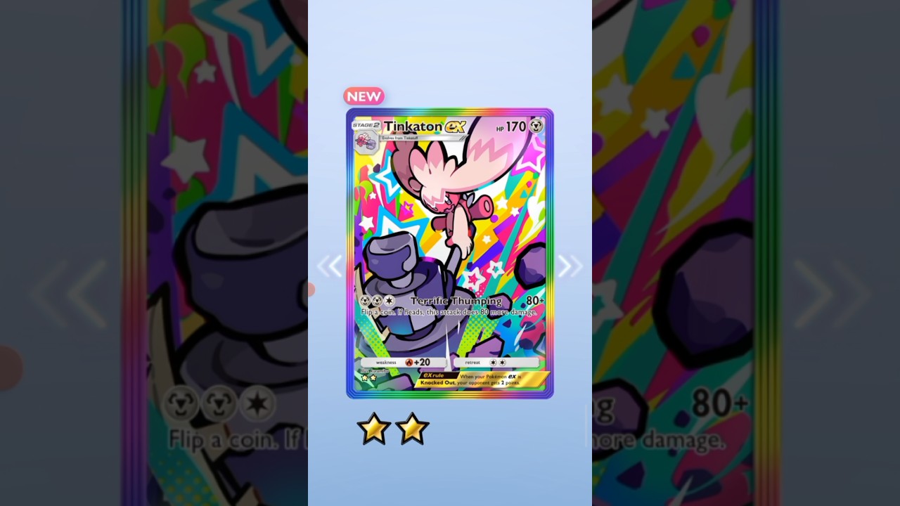 [Tinkaton ex] Pokemon pocket Tcgp card game 