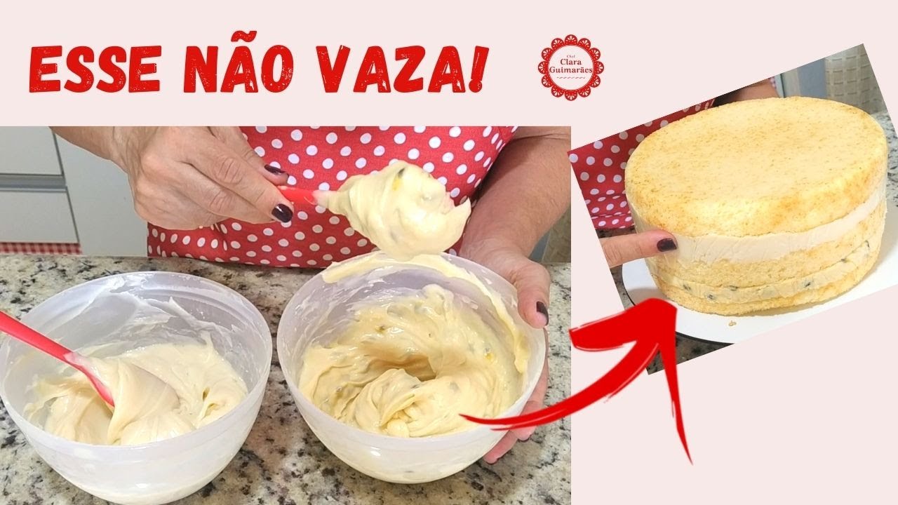 RECHEIO COM SUCO NATURAL, LIMÃO E MARACUJÁ ESTABILIZADO