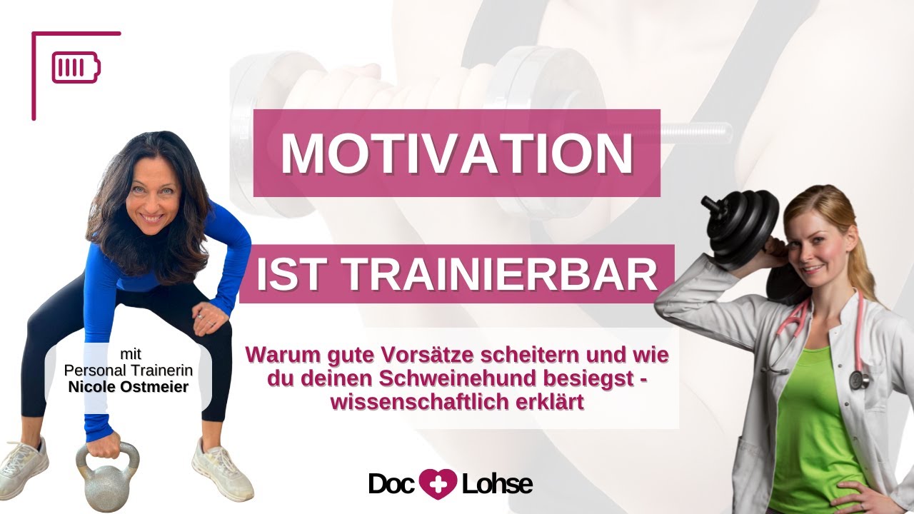 Motivation entsteht im Gehirn - Tschüss Schweinehund! Personal Trainerin erklärt wie es geht