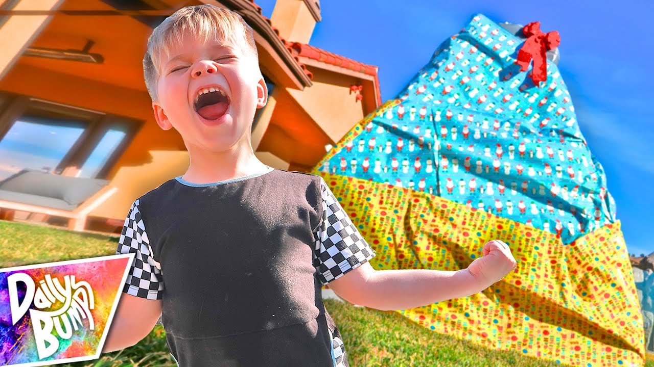 Giant Backyard Present Surprise!