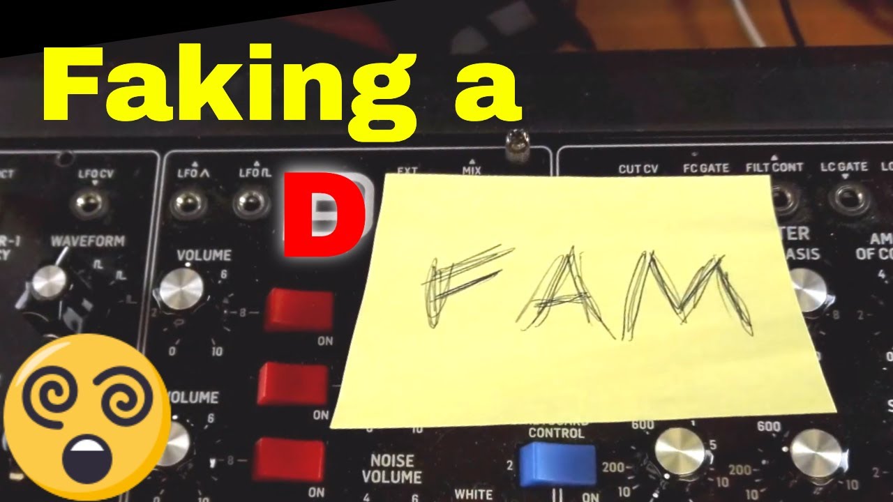 Faking a DFAM (Featuring Behringer Model D)