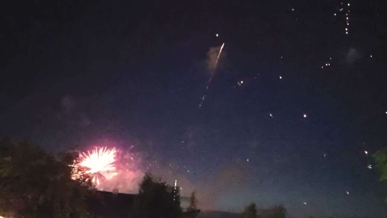 Ilotulitus Tykkimäellä 31.8.2024/ Fireworks in Tykkimäki amusement park, Kouvola Finland 31.8.2024
