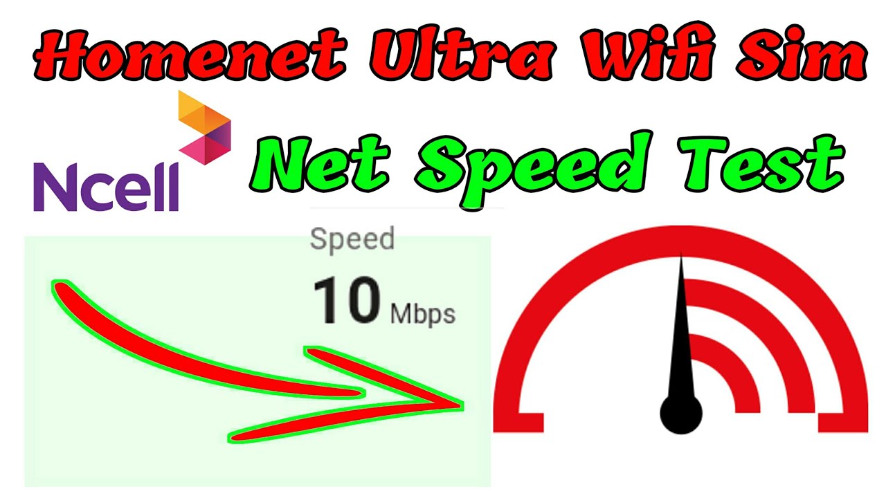 Ncell HomeNet Ultra Wifi Sim || Internet Speed Test || G Tech Nepal ||