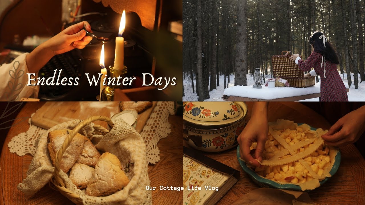 Endless Winter Days | 🕯️🥧Cottagecore Cozy Kitchen