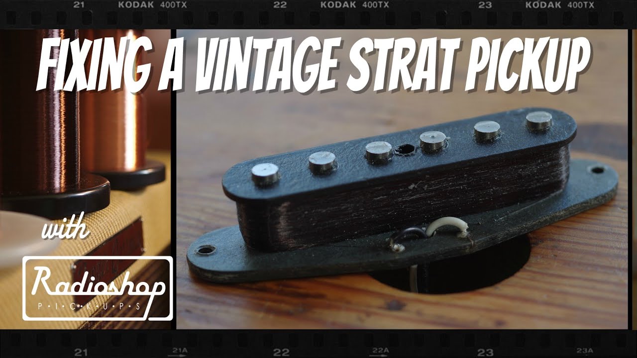 Fixing a Vintage Strat Pickup - Radioshop Pickups UK