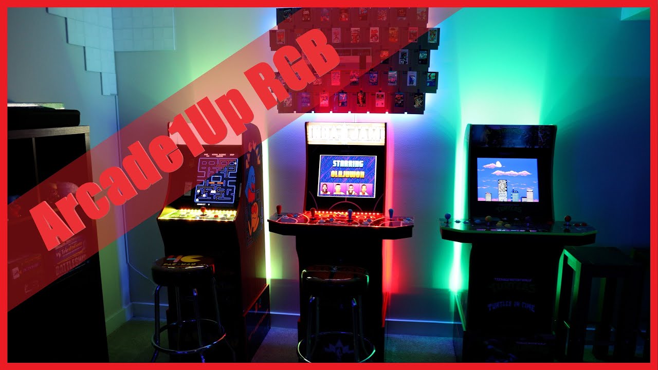 Добавляю ленты Govee RGB в мои шкафы Arcade1Up