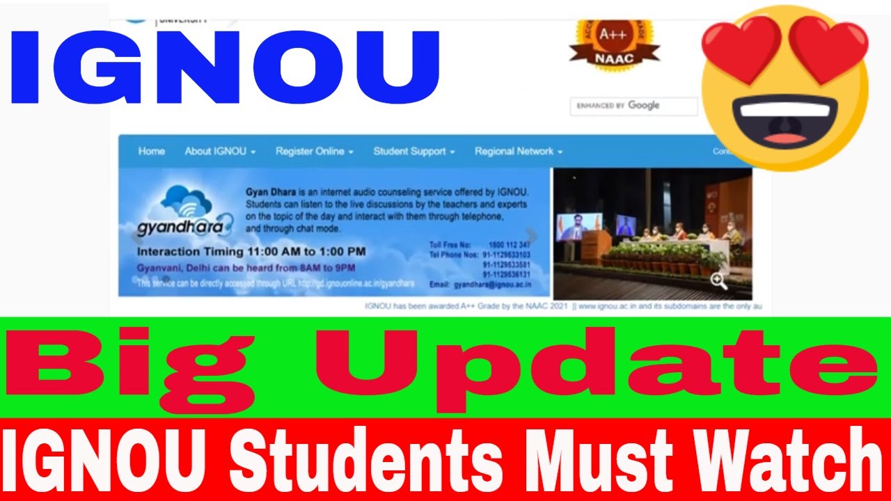 IGNOU New Update 2021 | IGNOU re-registration January 2022 | IGNOU admission July 2021
