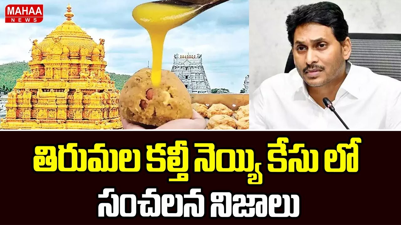 తిరుమల కల్తీ నెయ్యి కేసు లో సంచలన నిజాలు | Tirumala Adulterated Ghee Case | Mahaa News