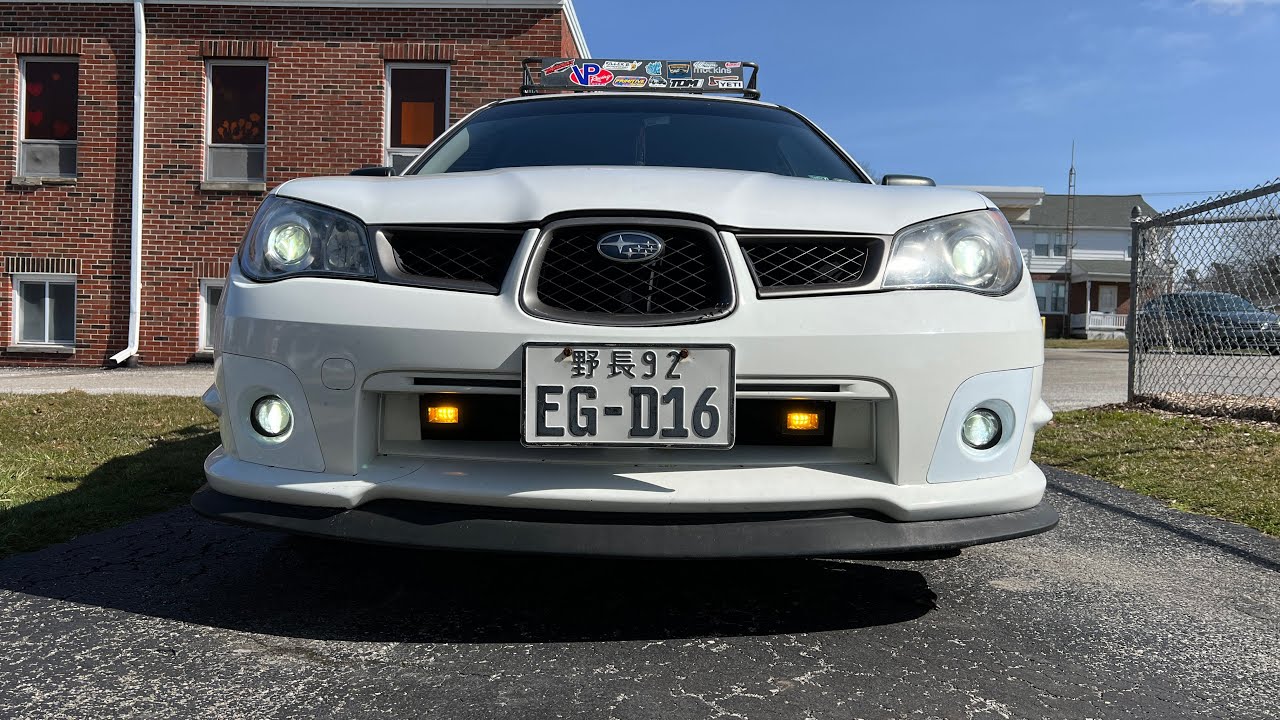 02-07 Subaru Impreza OEM Fog light install