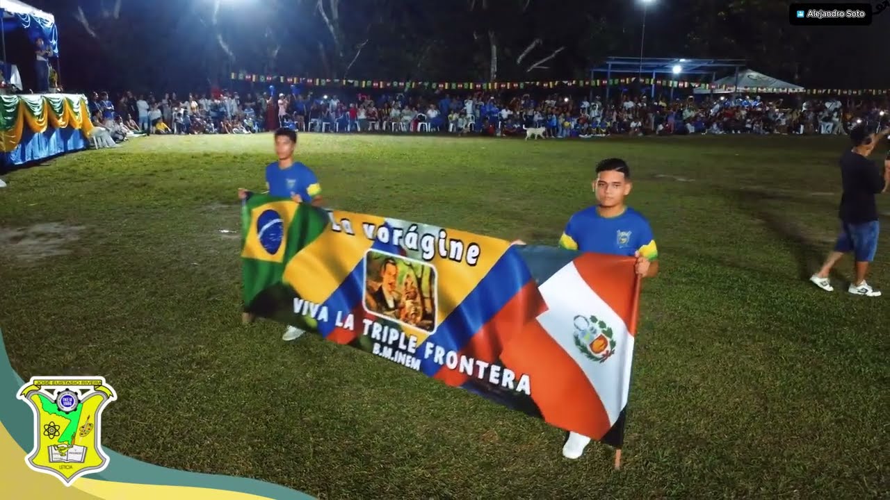 FESTIVAL INTERNACIONAL DE BANDAS MARCIALES @cafamaz65 #triplefrontera 🇧🇷🇨🇴🇵🇪