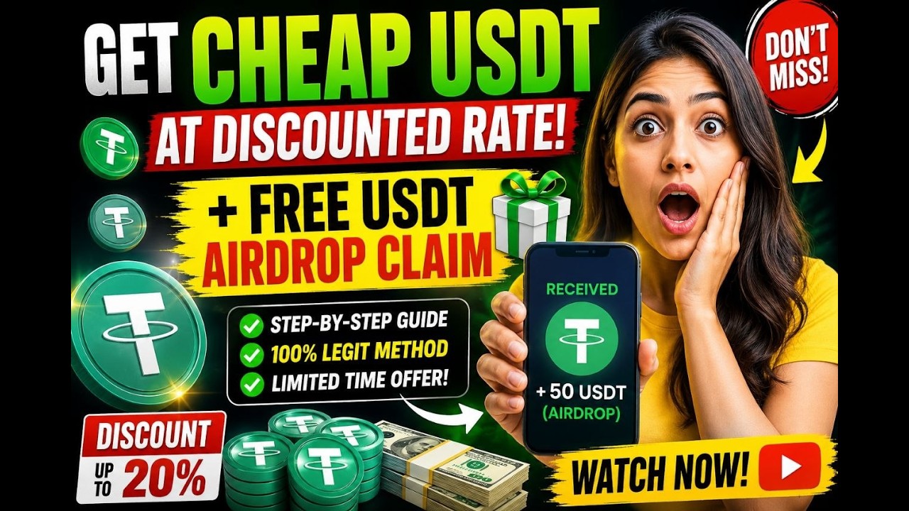 How to Get CHEAP USDT at a Discount +  USDT Airdrop Claim (Step-by-Step Guide) | 2026