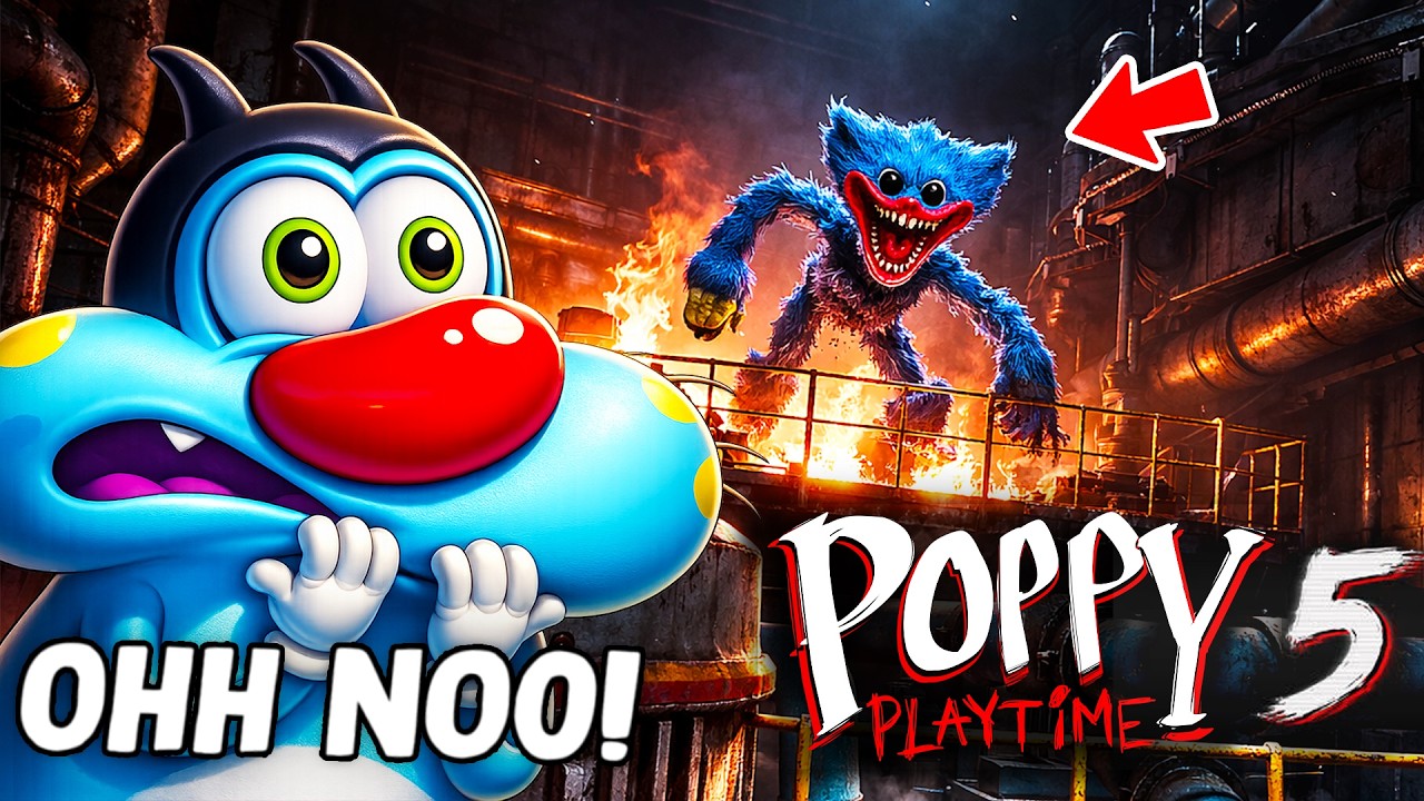 Can We Beat Poppy Playtime Chapter 5 #1 ...ft Oggy