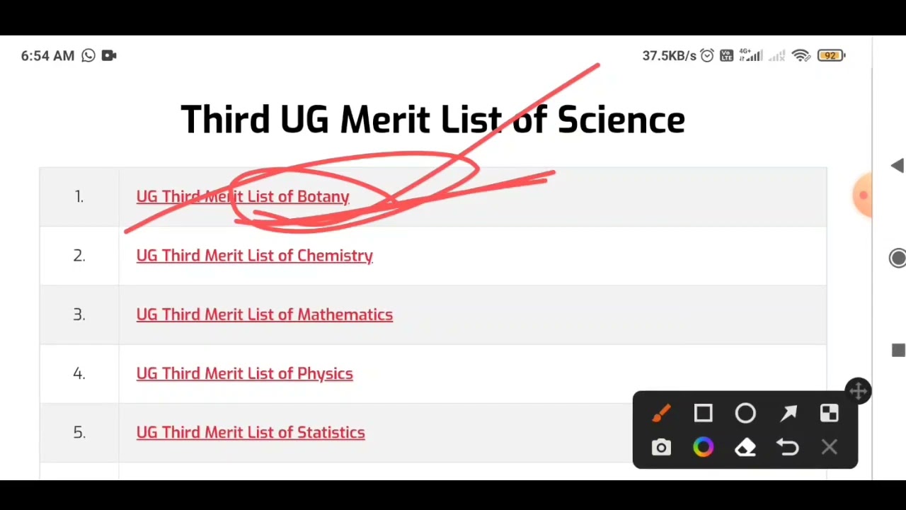 tmbu part 1 admission 2022 third merit list kaise download Karen ?